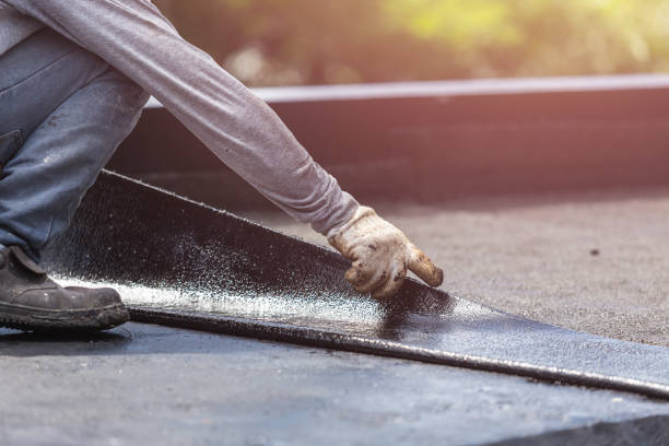 Professional Waterproofing technician working in Ceresco, MI